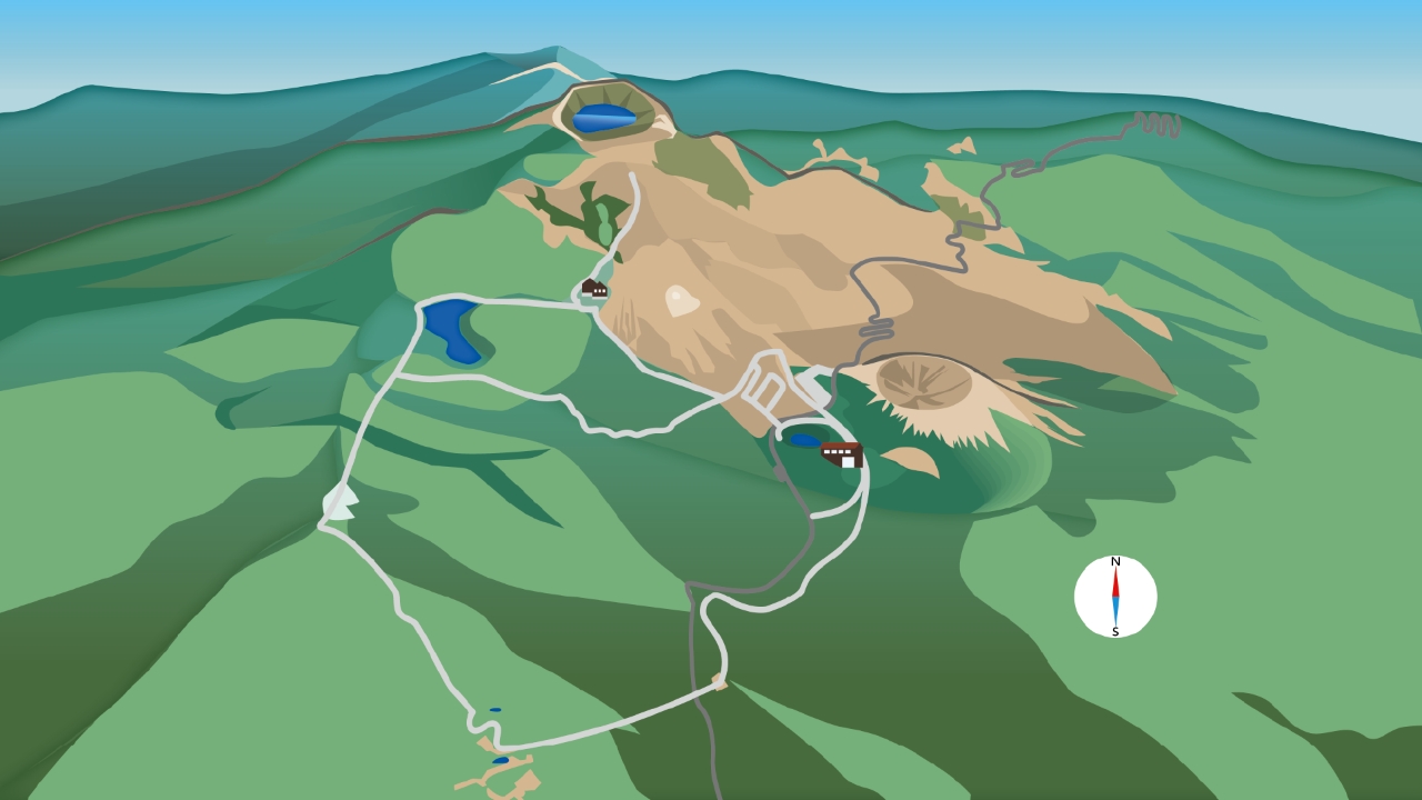 浄土平周辺マップ